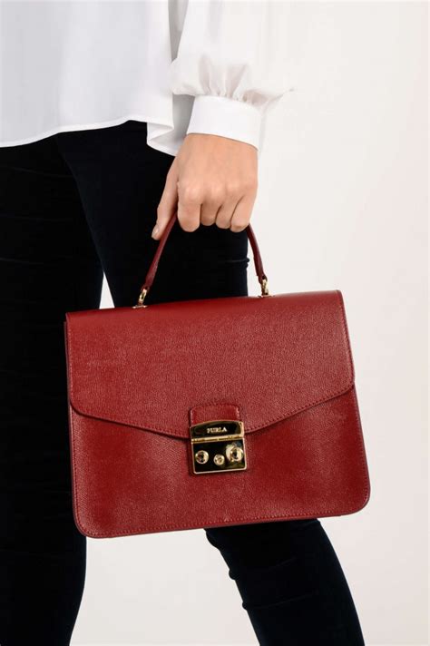 furla taschen rot|furla shopper.